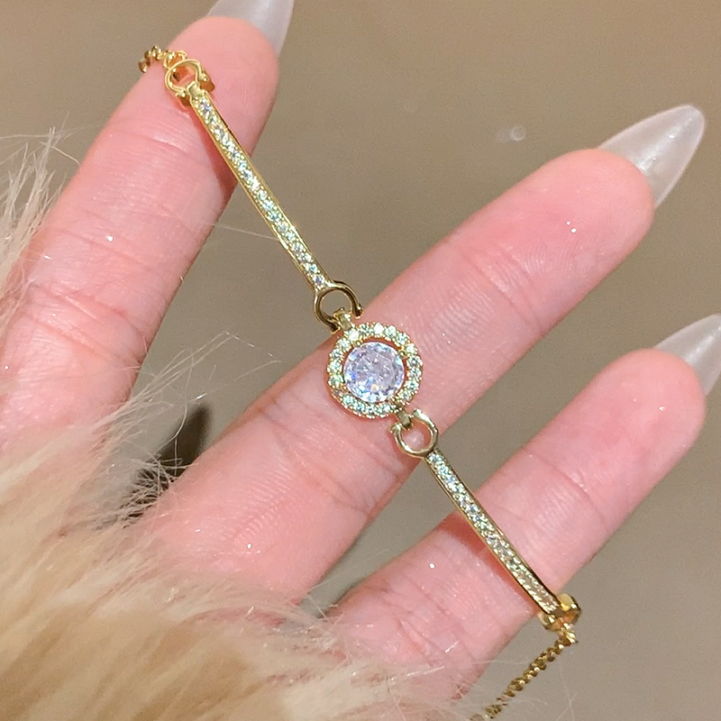 閃耀滿天星一克拉鑽石半鐲手錬