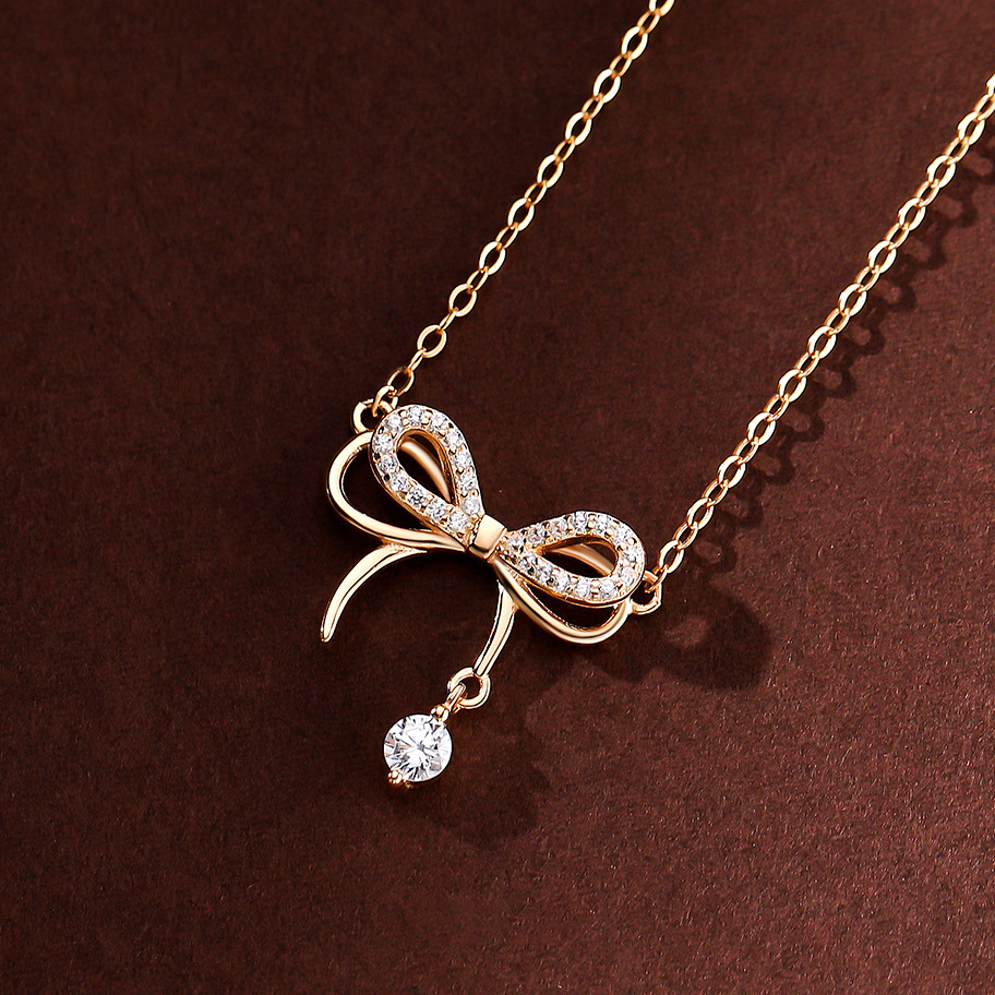 sweet蝴蝶結鎖骨錬  -FANYIACC