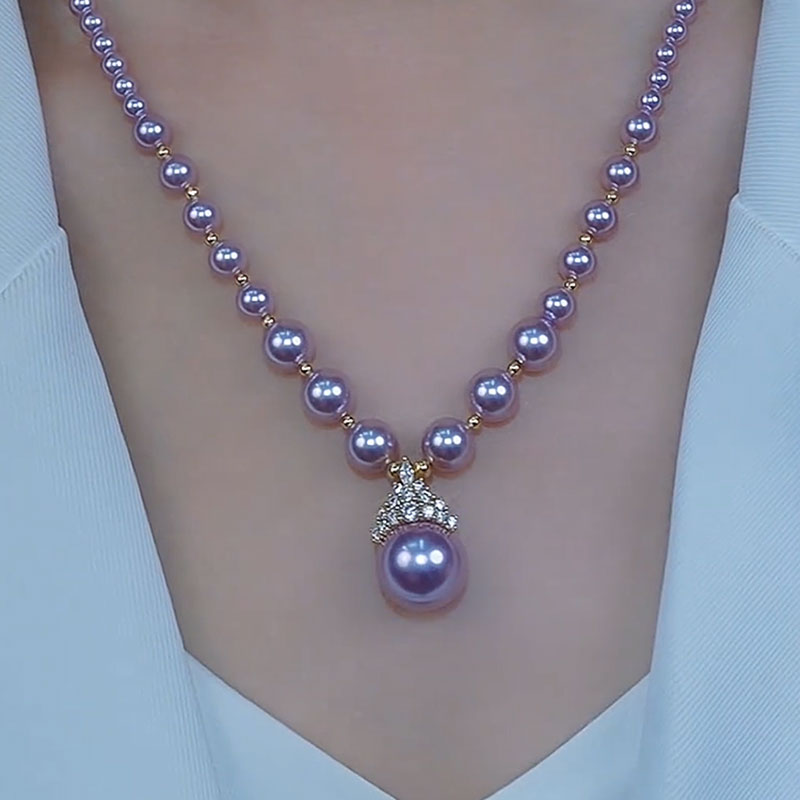 皇冠珍珠氣質項錬