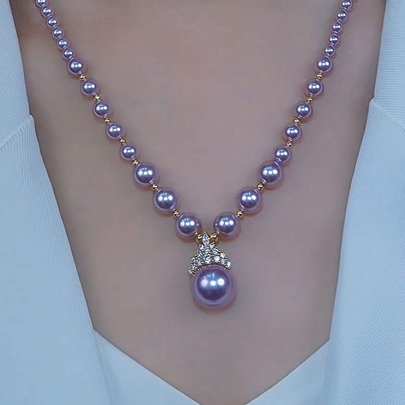 皇冠珍珠氣質項錬