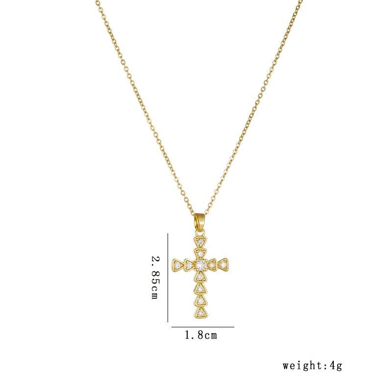 Cross Necklace • 輕奢鋯石項鍊 (男女同款)
