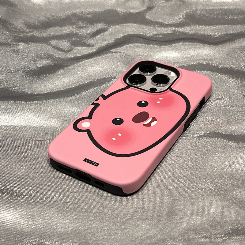 可愛露比 卡比情侶手機殼 菲林iphone軟殼