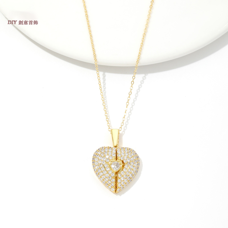 訂製款｜開合翅膀客製化愛心DIY項錬