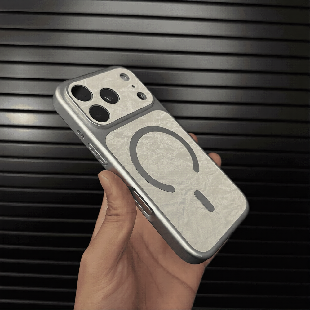 Magsafe磁吸皮紋手感iphone保護殼