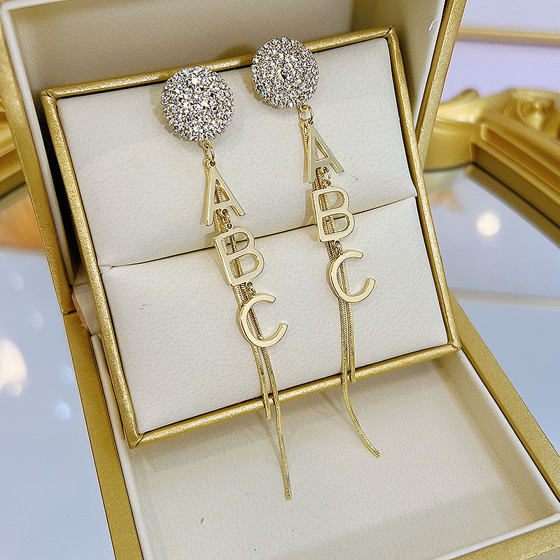 不對稱ABC耳環-FANYIACC