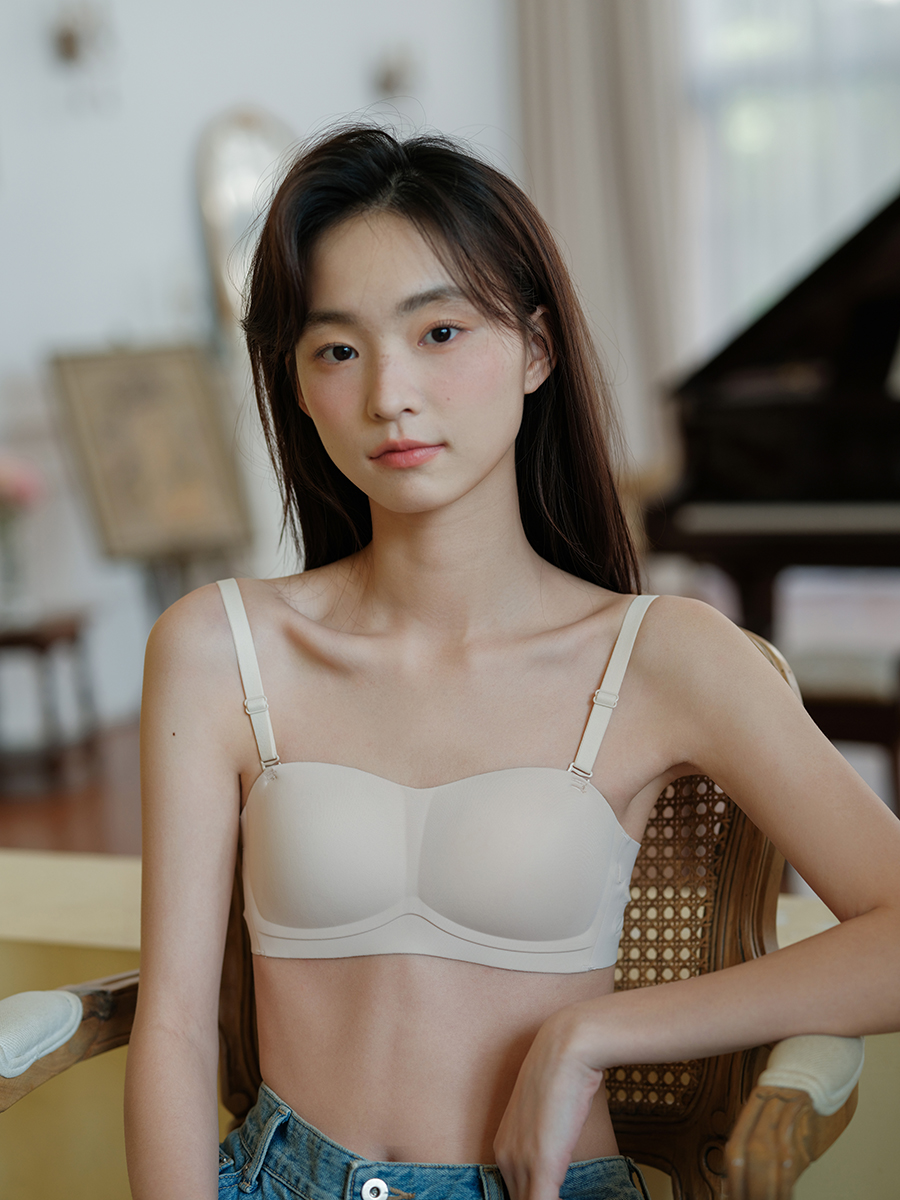 [無肩帶抹胸內衣無痕美背文胸