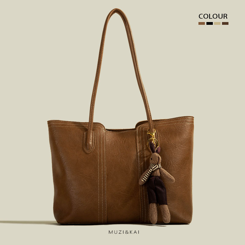 軟皮百搭通勤托特包