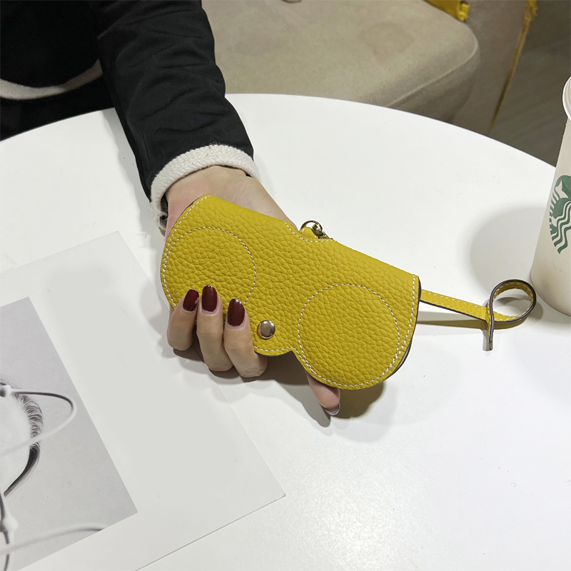 便攜式真皮太陽眼鏡保護殼