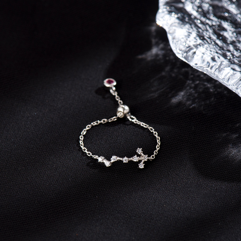 十二星座戒指 | 純銀S925復古素圈指環