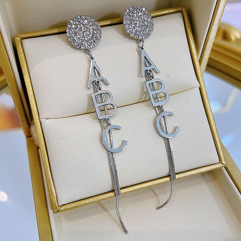 不對稱ABC耳環-FANYIACC