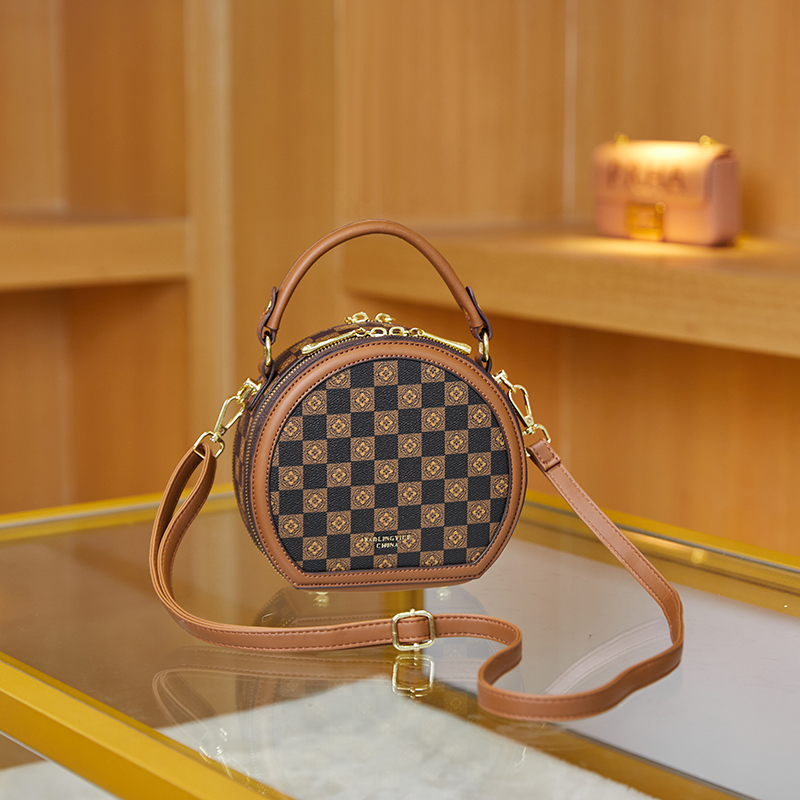 流行小圓包 印花手提包