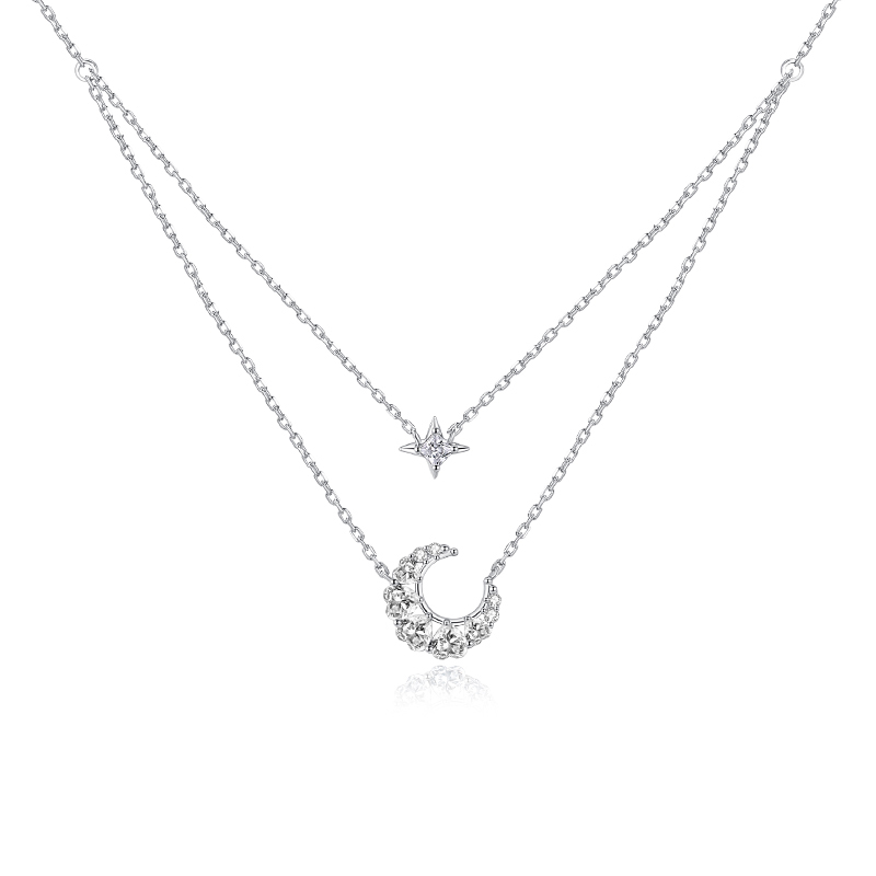 幻夢心月鋯石項錬