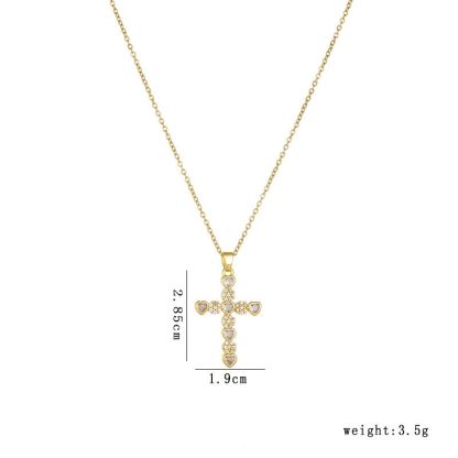 Cross Necklace • 輕奢鋯石項鍊  （男女同款）