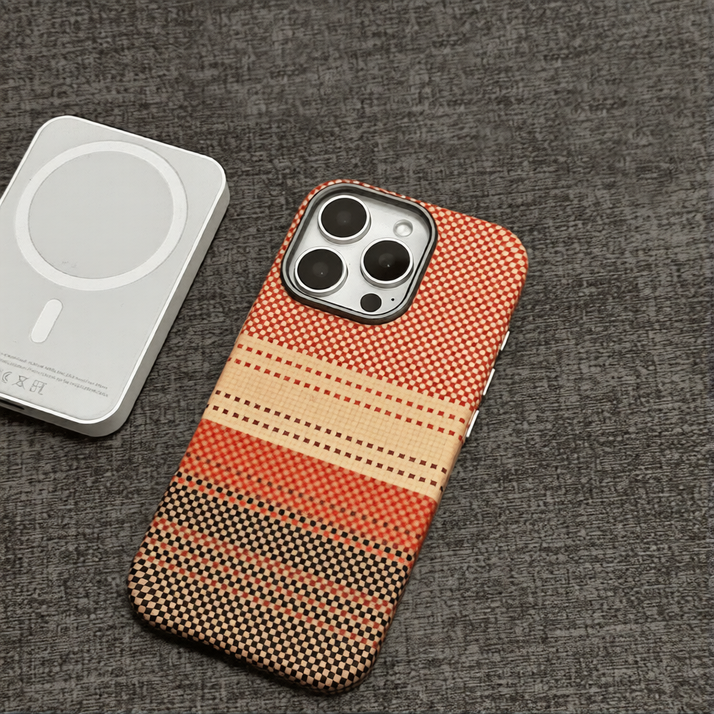 Magsafe磁吸碳纖維磨砂iphone保護殼