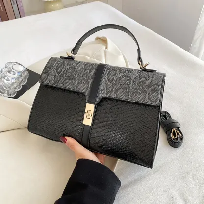 女生手提包灰色女式斜挎包