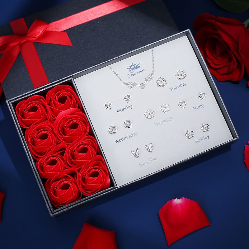 星期耳釘套裝 每天一種心情