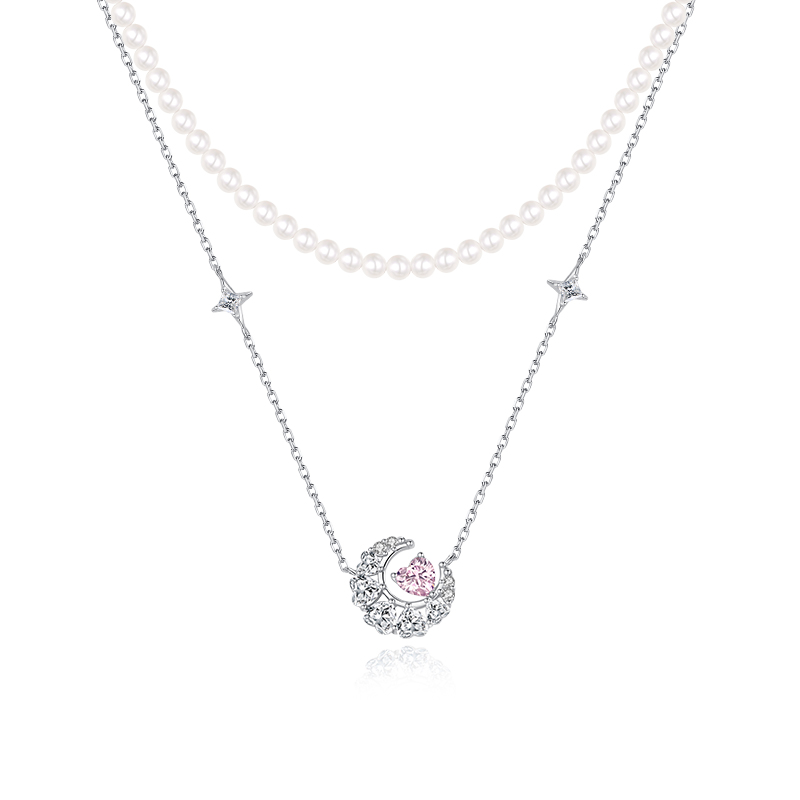 幻夢心月鋯石項錬