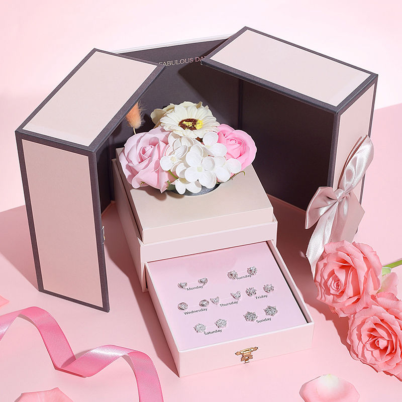 星期耳釘套裝 每天一種心情