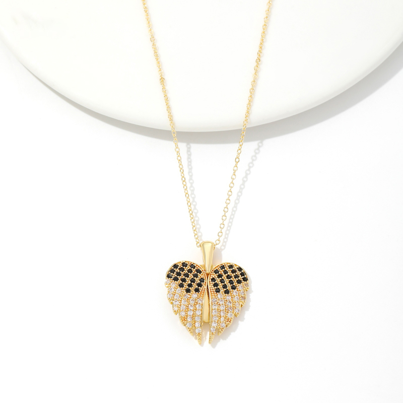 訂製款｜開合翅膀客製化愛心DIY項錬