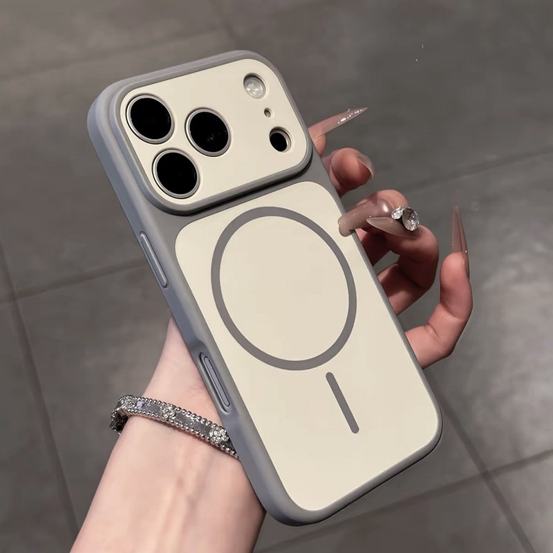 ins撞色膚感磨砂軟殼蘋果保護殼