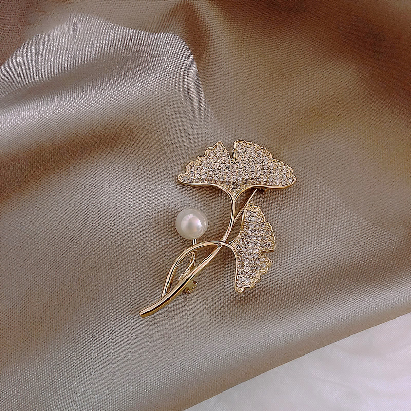 氣質時尚麥穗珍珠胸針胸花