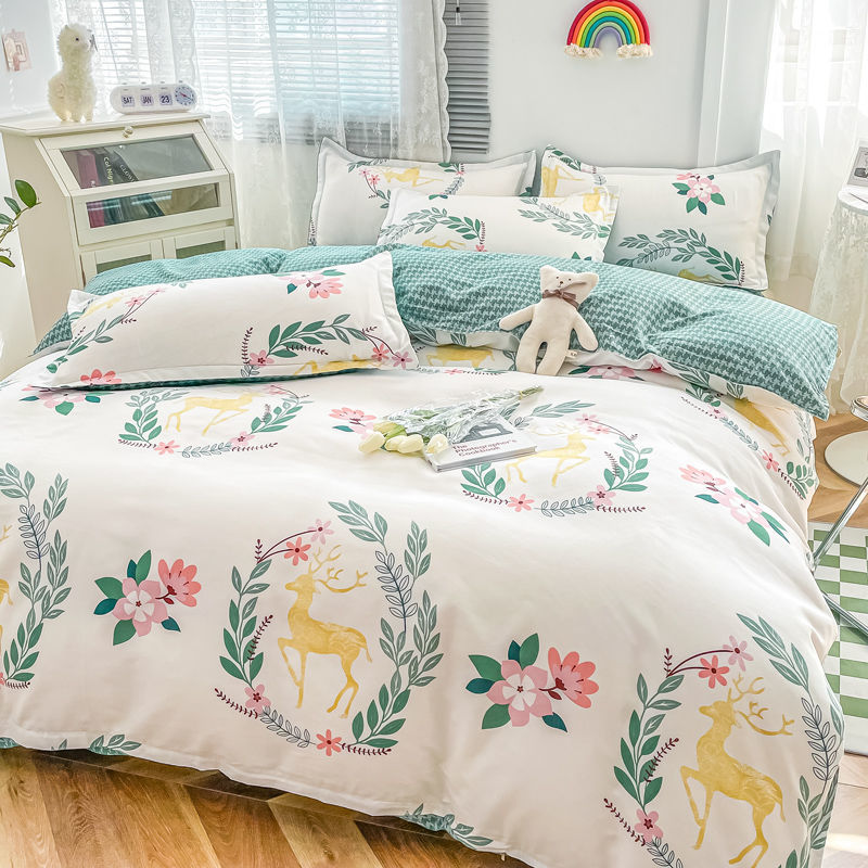 60S支紗 北歐風 台灣製造 床包四件組 / 15款花色任選