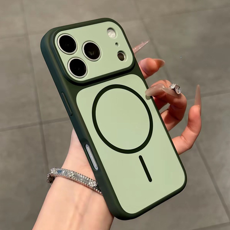 ins撞色膚感磨砂軟殼蘋果保護殼