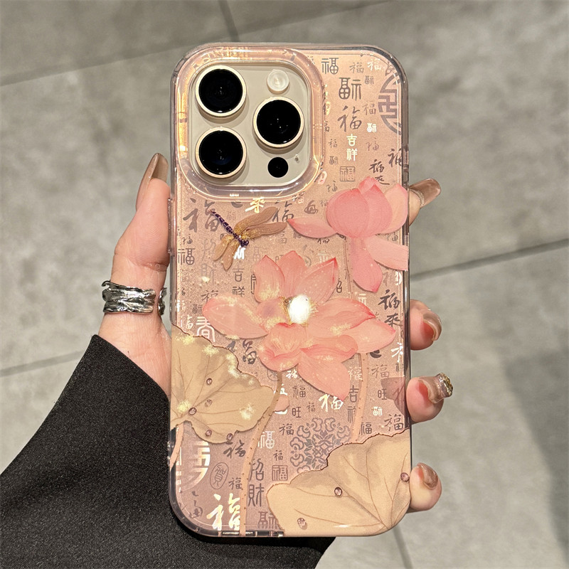 粉色葫蘆諸事順遂iPhone保護殼