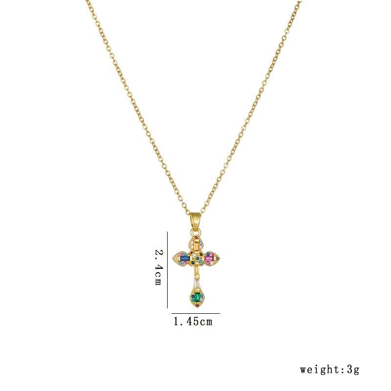 Cross Necklace • 輕奢鋯石項鍊 (男女同款)