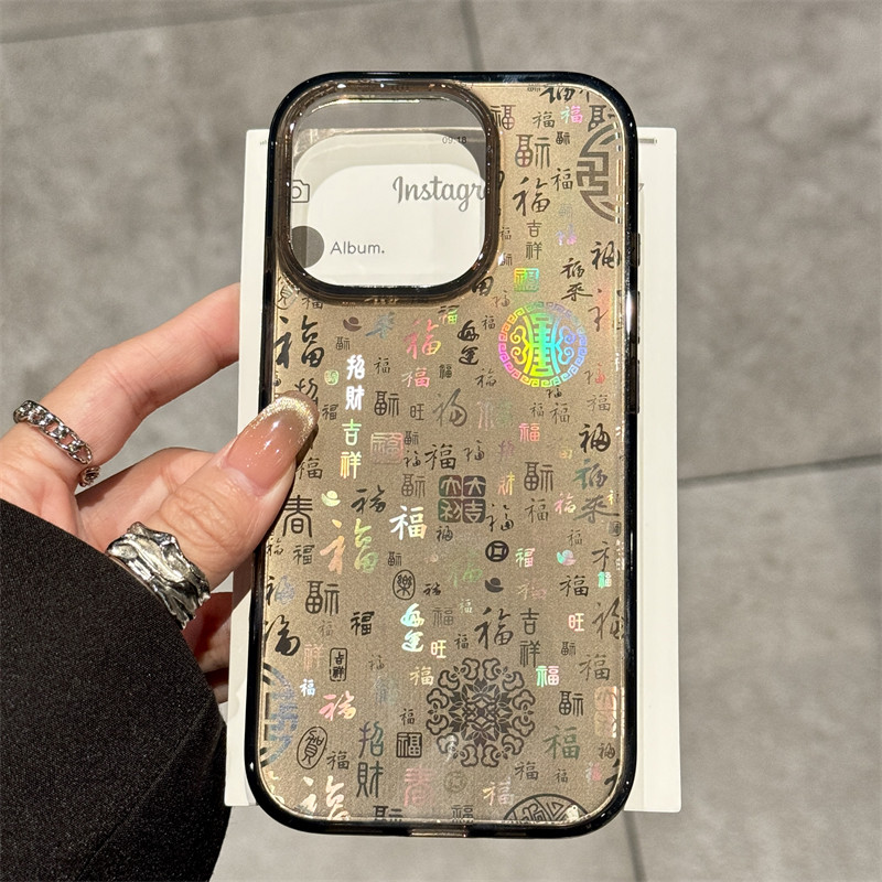 粉色葫蘆諸事順遂iPhone保護殼