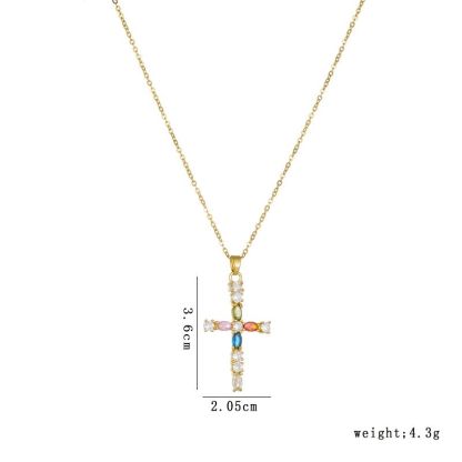 Cross Necklace • 輕奢鋯石項鍊  （男女同款）