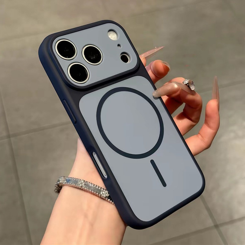 ins撞色膚感磨砂軟殼蘋果保護殼