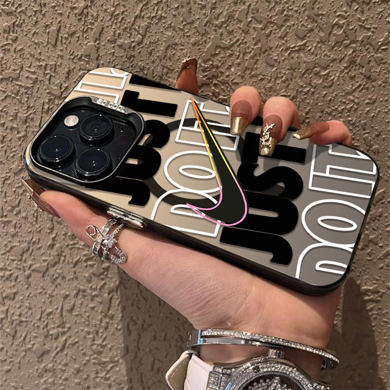 塗鴉彩繪耐克標iphone手機保護殼