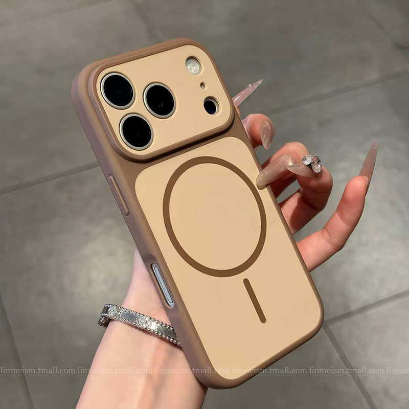 ins撞色膚感磨砂軟殼蘋果保護殼