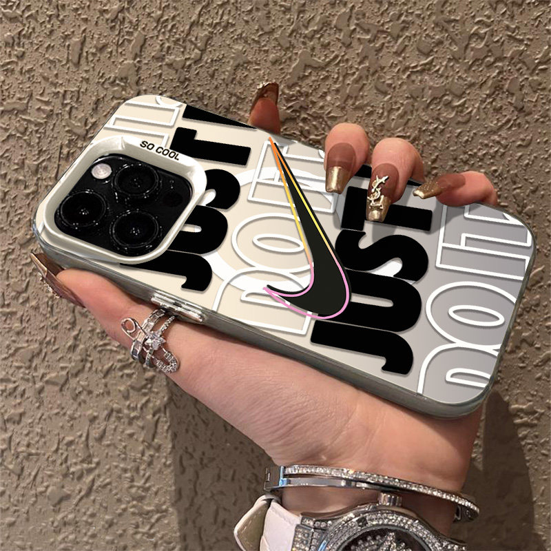 塗鴉彩繪耐克標iphone手機保護殼