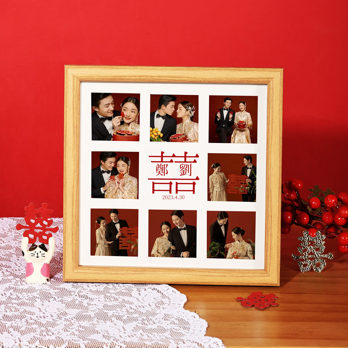 訂製款｜洗照片DIY打印照片 擺檯相框