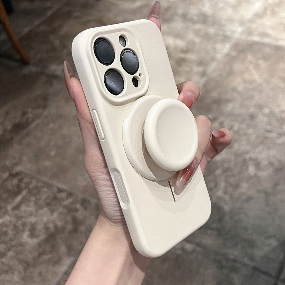 [Copy]ins奶油風蘋果保護殼 液態硅膠簡約殼