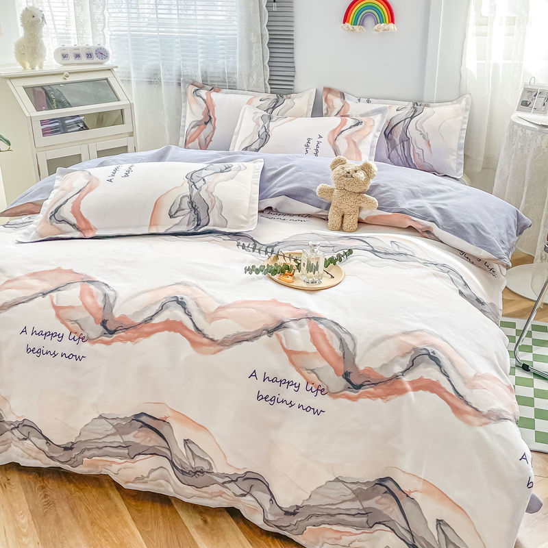 60S支紗 北歐風 台灣製造 床包四件組 / 15款花色任選