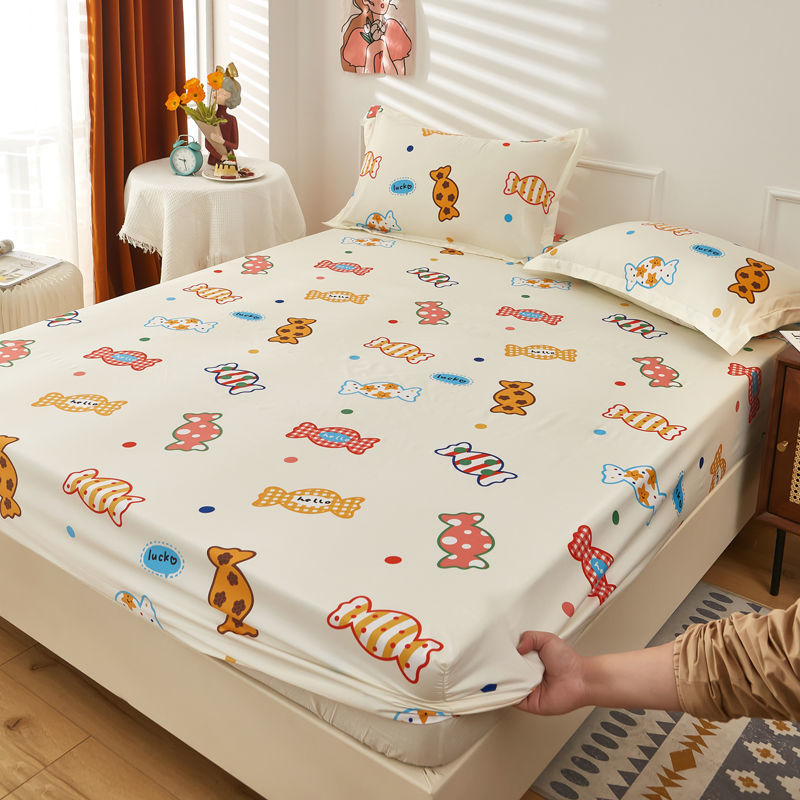 22款花色任選 （40支棉麻）卡通床包