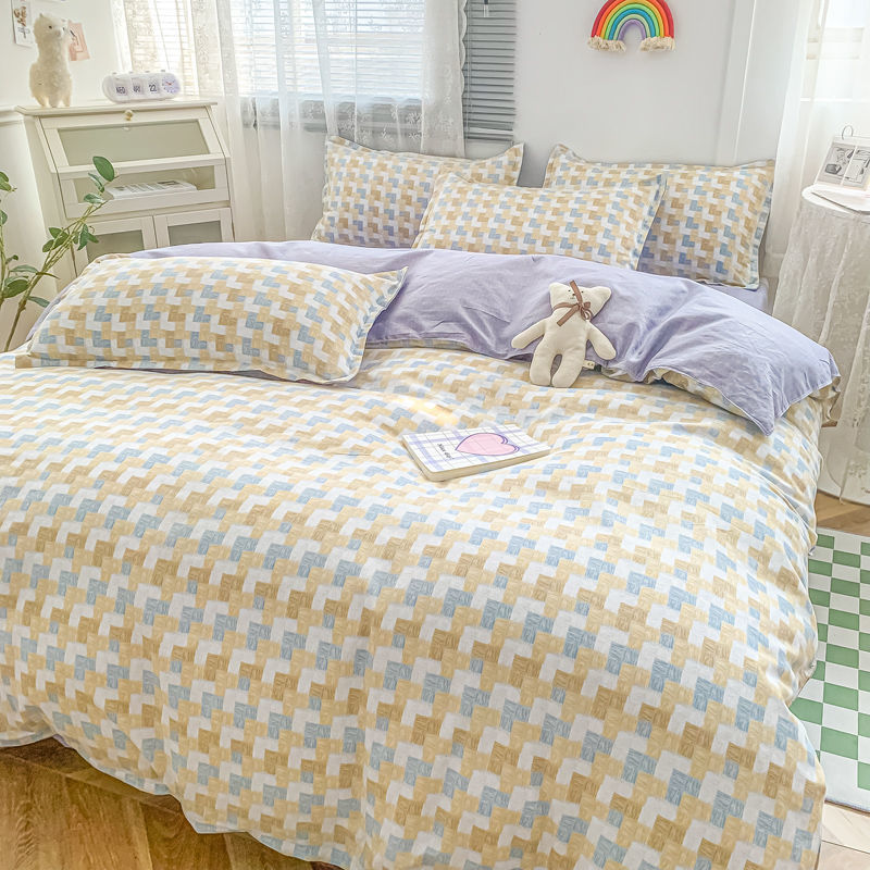 60S支紗 北歐風 台灣製造 床包四件組 / 15款花色任選