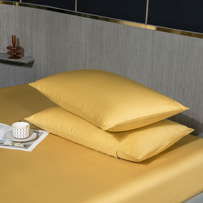60S純棉貢緞枕頭套信封式枕套一對