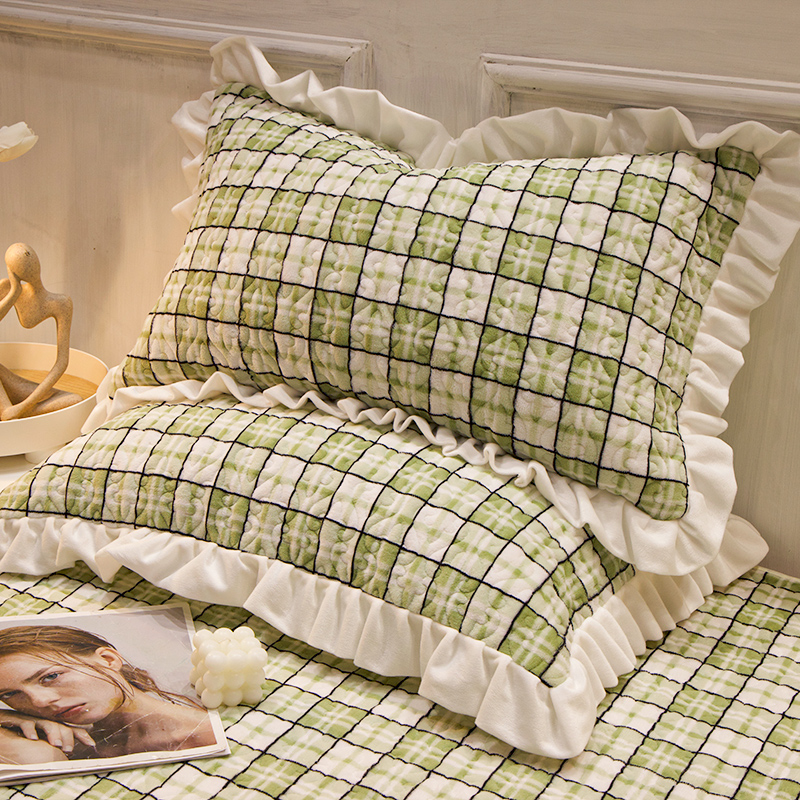 水晶絨枕套 超可愛 一對枕套