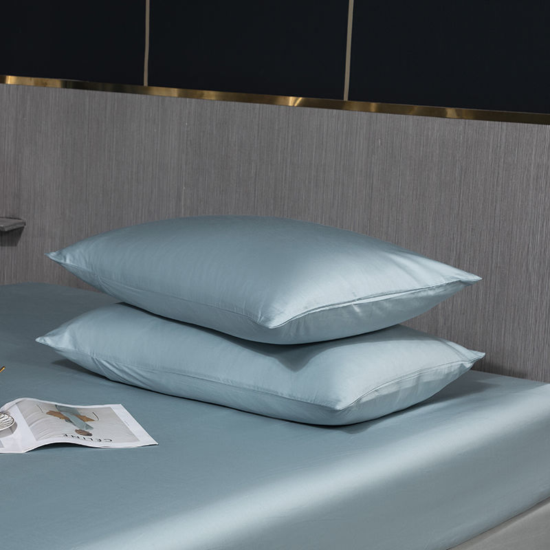 60S純棉貢緞枕頭套信封式枕套一對