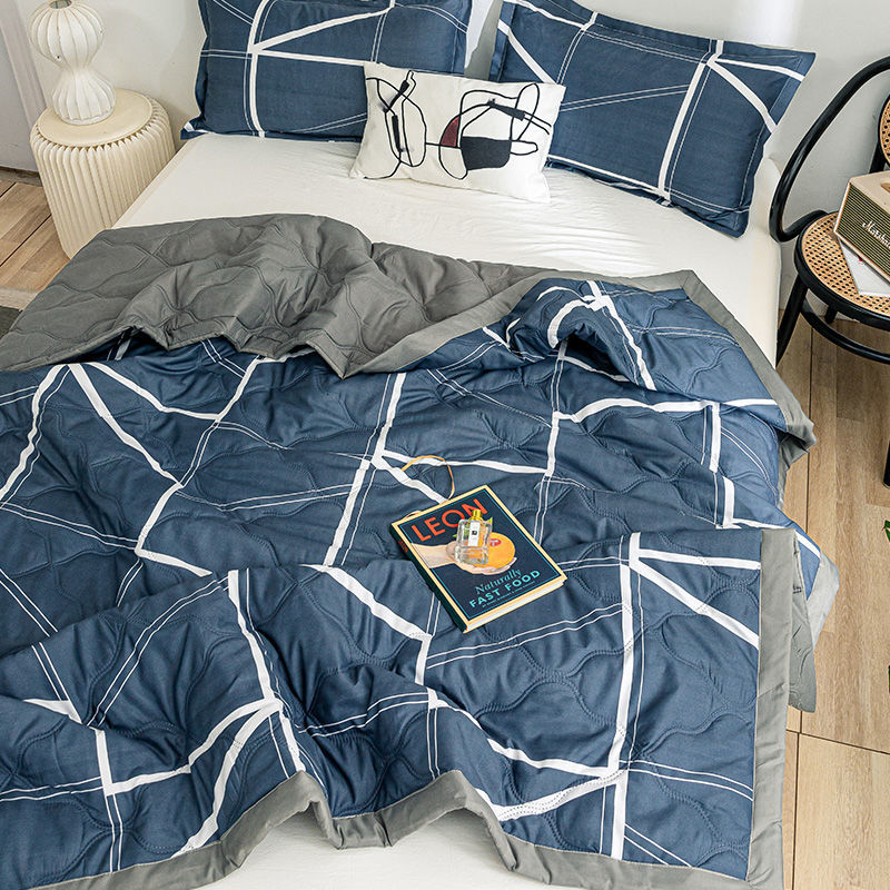 夏季熱銷 100%純棉 多色印花夏涼被  柔軟舒適 輕薄透氣