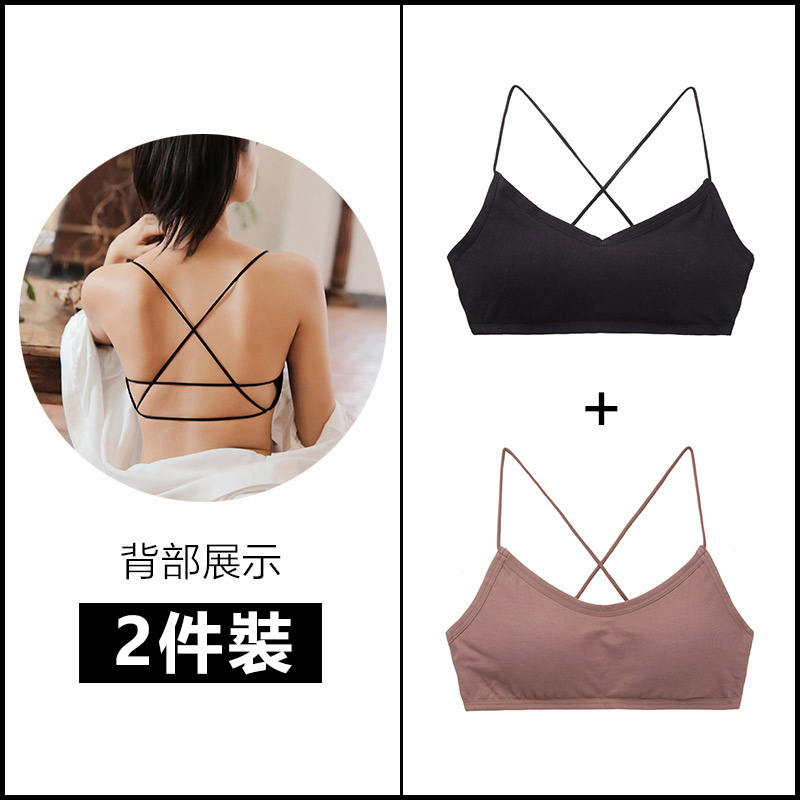 【FANYI梵宜】美背交叉吊帶背心抹胸無鋼圈內衣/FB033002/