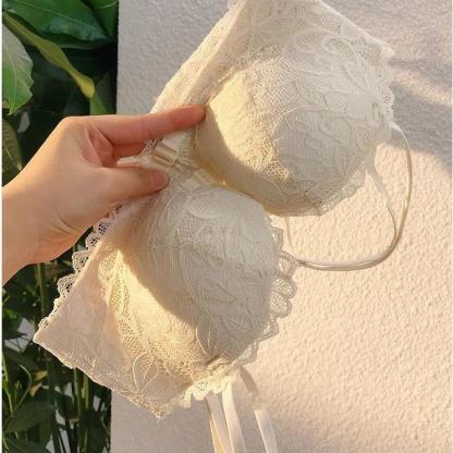 前扣內衣性感小胸聚攏無肩帶防滑抹胸式美背胸罩