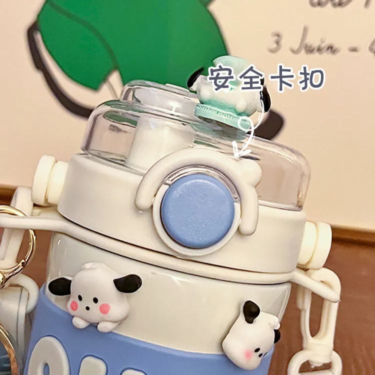 閃電兔1100ml大容量隨行杯 | 既是保溫杯，又是潮玩手辦，一杯保障一天的喝水量【貼心贈送水杯杯帶】