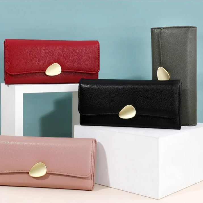 【沫緹甄選】純色真牛皮單肩包 大容量磁吸卡扣