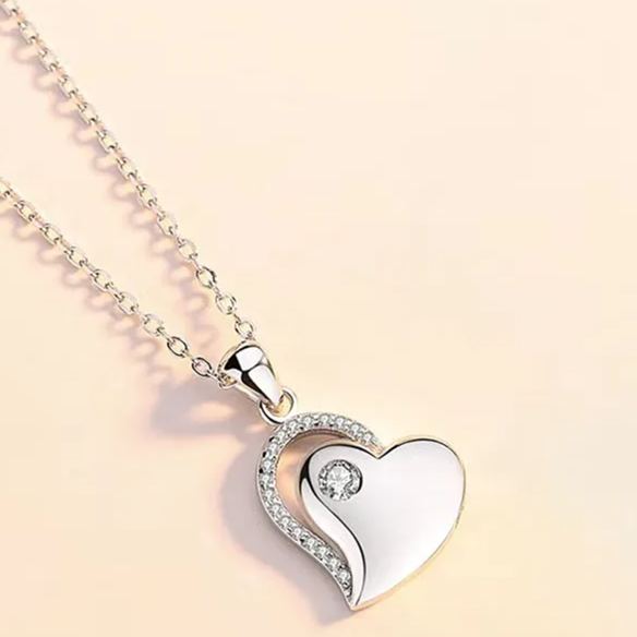 訂製款｜心心相戀 ▪ 925銀情侶項錬•客製化禮物-FANYIACC