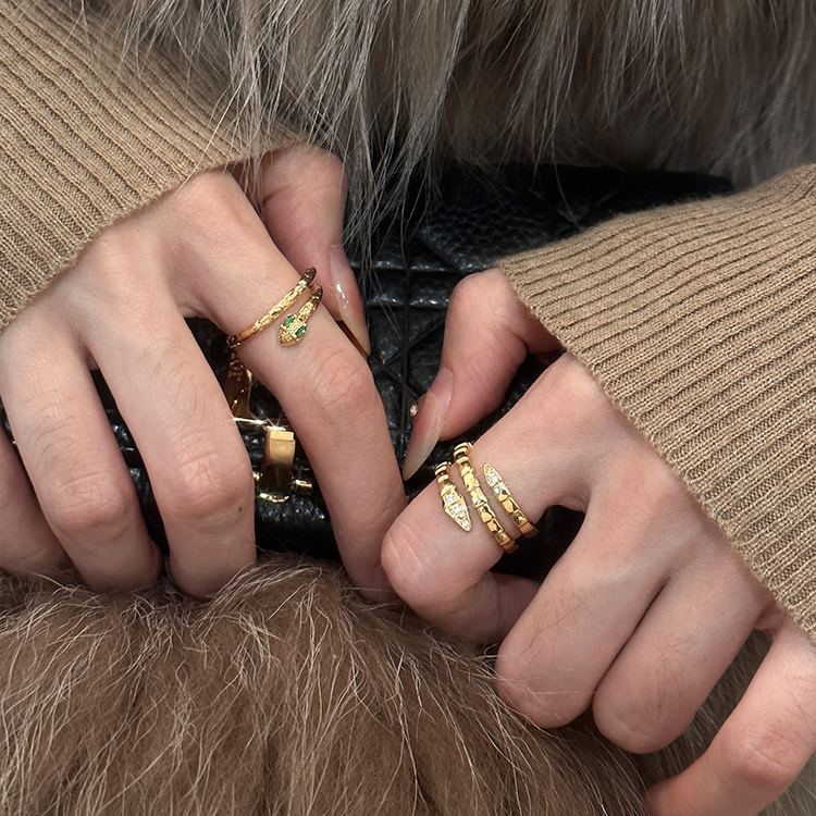 [Copy]超閃滿鑽雙層疊戴戒指 精緻活圍戒